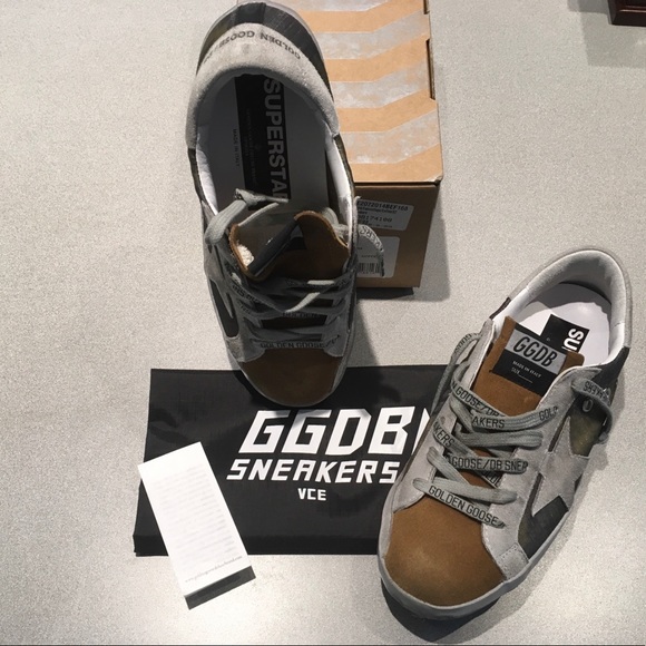 Golden Goose Superstar Camouflage/Coffee sz 37 NIB - Picture 10 of 13